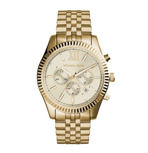 michael kors horloge zilver met goud|michael kors herenhorloge.